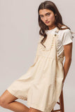 BiBi Back Patch Pocket Lace Trim Rompers - Trendsi - Flyclothing LLC
