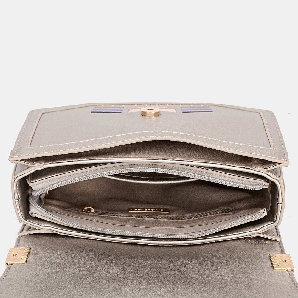 David Jones Geometric Print Crossbody Bag - Trendsi - Flyclothing LLC