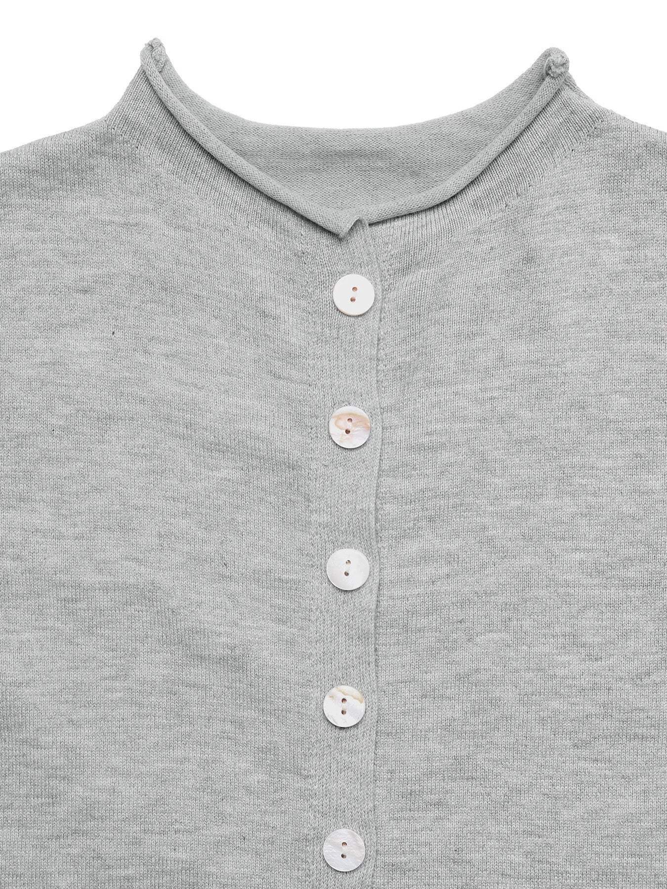 Button-Front Long Sleeve Cardigan - Trendsi - Flyclothing LLC