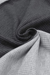 Exposed Seam Contrast Round Neck Long Sleeve T-Shirt - Trendsi - Flyclothing LLC