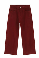 Pocketed Wide Leg Men's Jeans - Trendsi - Flyclothing LLC