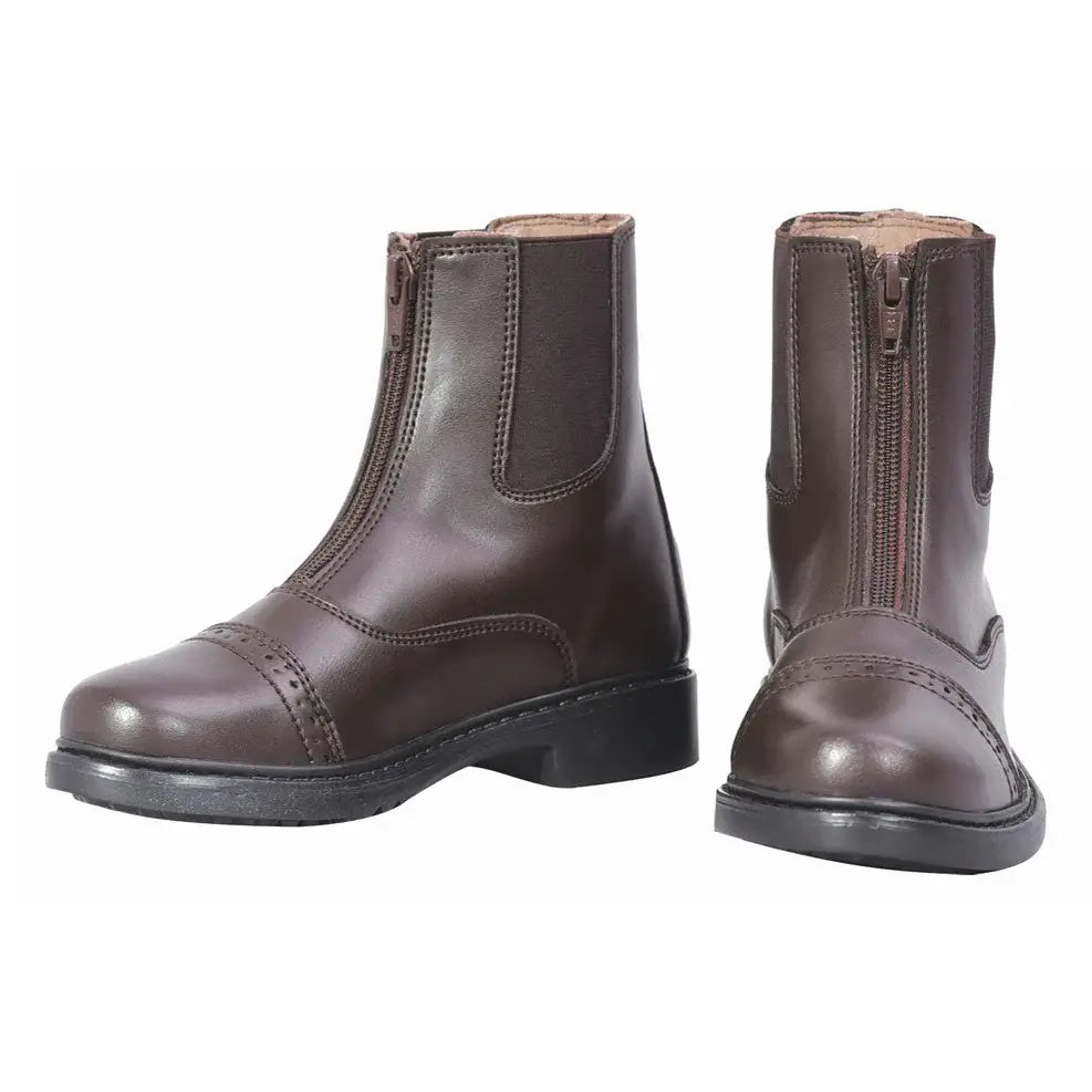 TuffRider Children's Starter Front Zip Paddock Boots - Breeches.com - Flyclothing LLC