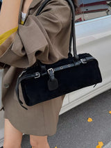 Buckle Decor Shoulder Bag - Trendsi - Flyclothing LLC