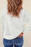 Round Neck Dropped Shoulder Sweatshirt - Trendsi - Flyclothing LLC