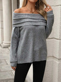 Turtleneck Long Sleeve Sweater - Trendsi - Flyclothing LLC