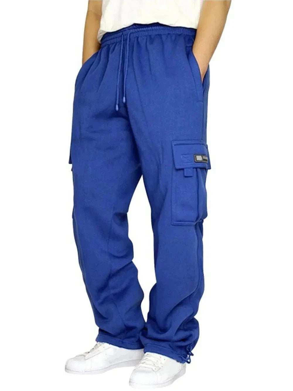 Men's Full Size Drawstring Pants Plus Size - Trendsi - Flyclothing LLC