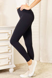 Double Take Wide Waistband Sports Leggings - Trendsi - Flyclothing LLC