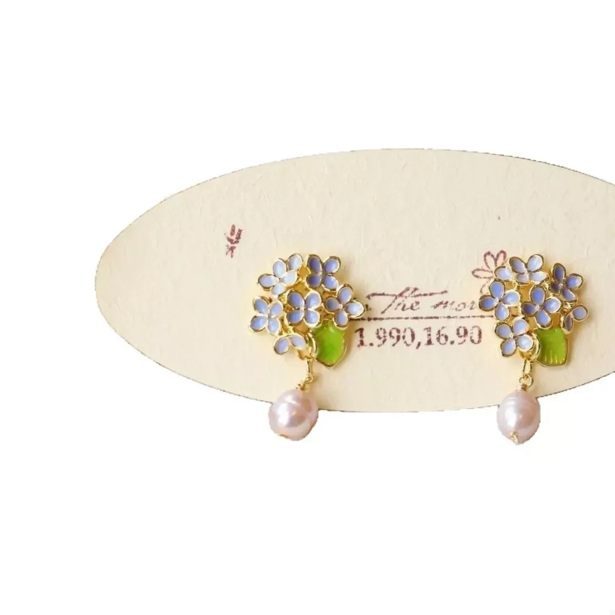 Flower Pearl Drop Earrings - Trendsi - Flyclothing LLC