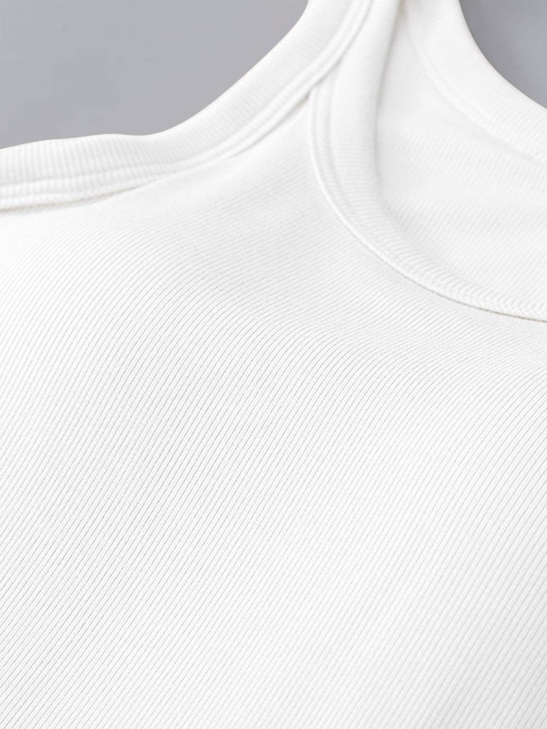 Round Neck Tank with Bra - Trendsi - Flyclothing LLC