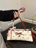 Bow Print Shoulder Bag - Trendsi - Flyclothing LLC