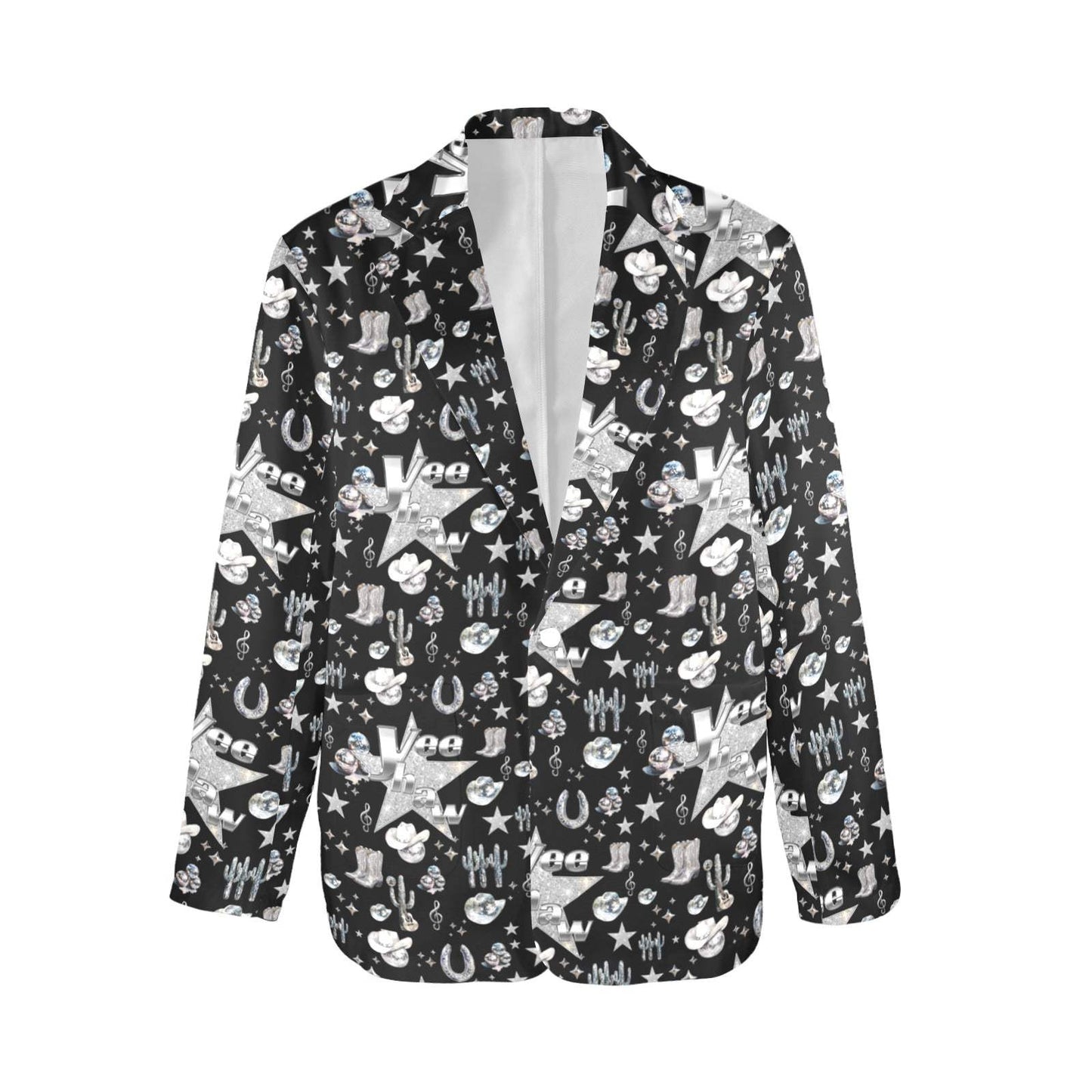 Baha Ranch Rhinestone Cowgirl Yeehaw Blazer Women's Blazer - Baha Ranch Western Wear - Flyclothing LLC