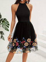Cutout Grecian Neck Mini Dress - Trendsi - Flyclothing LLC