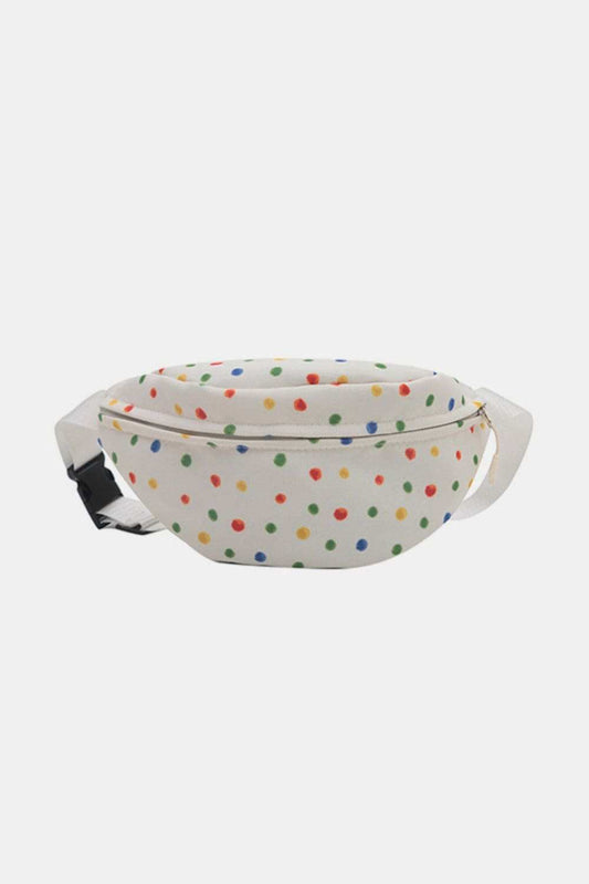 Contrast Polka Dot Crossbody Bag - Trendsi - Flyclothing LLC