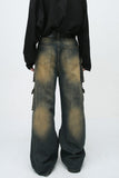 High Waist Jeans with Cargo Pockets - Trendsi