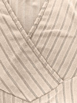 Ribbed Surplice Long Sleeve T-Shirt - Trendsi - Flyclothing LLC
