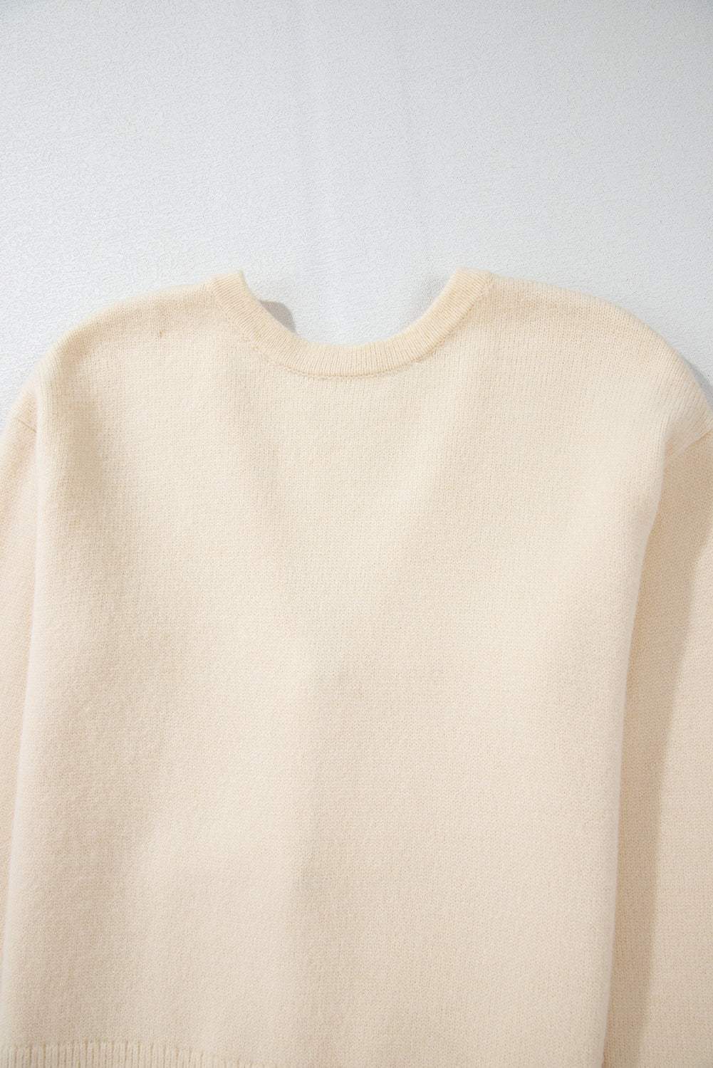 Bowknot Front V Neck Long Sleeve Cardigan - Trendsi - Flyclothing LLC