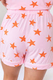 Star Print Short Sleeve Shirt and Shorts Set - Trendsi - Flyclothing LLC