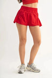 MONO B Smocked High Waist Shorts - Trendsi