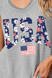 USA Scoop Neck Tank - Trendsi - Flyclothing LLC