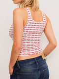 Lace Detail Scoop Neck Tank - Trendsi - Flyclothing LLC