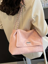 Chain Strap Shoulder Bag - Trendsi - Flyclothing LLC