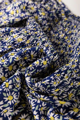 Floral Smocked Square Neck Blouse - Trendsi - Flyclothing LLC
