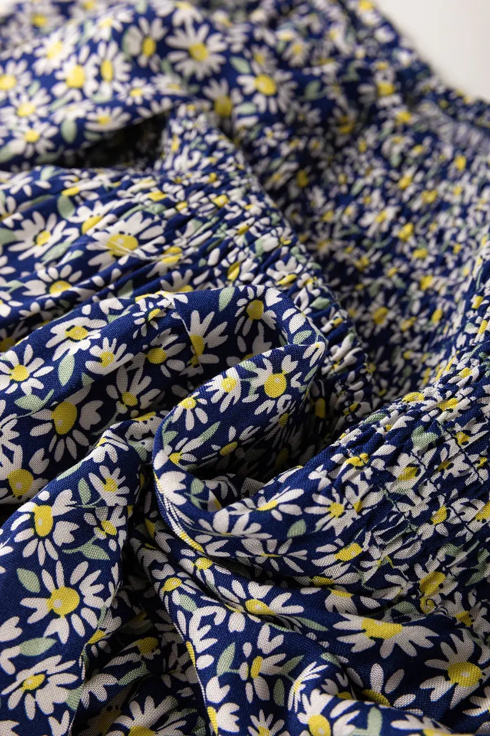 Floral Smocked Square Neck Blouse - Trendsi - Flyclothing LLC