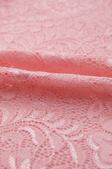 Lace Flower Round Neck Long Sleeve Top - Trendsi - Flyclothing LLC