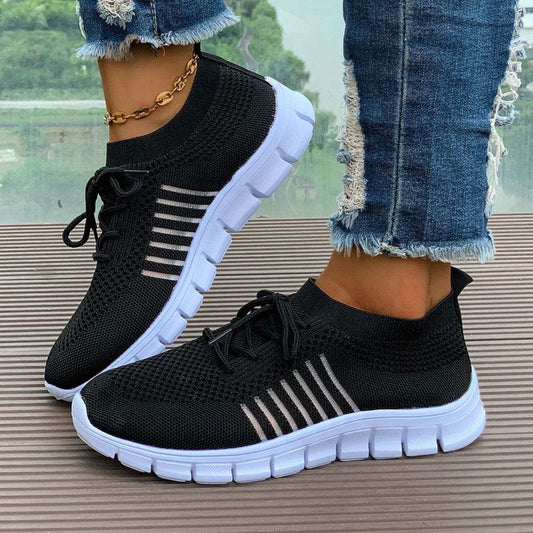 Breathable Mesh Round Toe Athletic - Trendsi - Flyclothing LLC