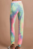 BiBi Tie Dye French Terry Casual Pants - Trendsi