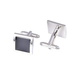 Classic Black Square French Cufflinks Cross-border Epoxy Cufflinks Nail - My Store - Flyclothing LLC