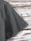 Lucky Clover Round Neck Short Sleeve T-Shirt Trendsi