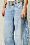Wide Leg Jeans with Pockets - Trendsi