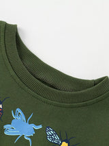 Children's Butterfly Crew Neck Sweatshirt - Trendsi - Flyclothing LLC