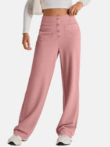 High Waist Wide Leg Pants - Trendsi - Flyclothing LLC