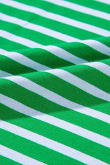 Striped Round Neck Short Sleeve Top and Shorts Set - Trendsi - Flyclothing LLC