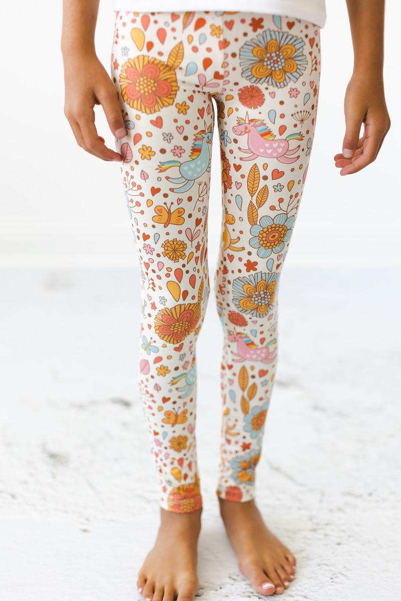 Retro Unicorns Leggings - Mila & Rose ® - Flyclothing LLC