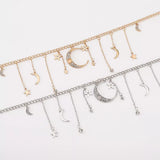 Moon & Star Charm Necklace - Trendsi - Flyclothing LLC