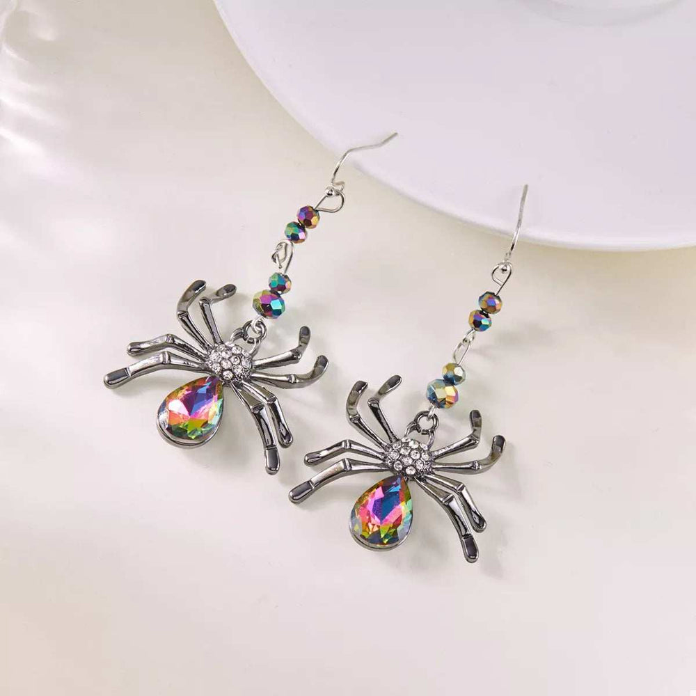 Halloween Spider Dangle Earrings - Trendsi - Flyclothing LLC