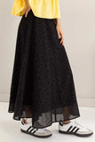 HYFVE Eyelet High-Waist Midi Skirt - Trendsi - Flyclothing LLC