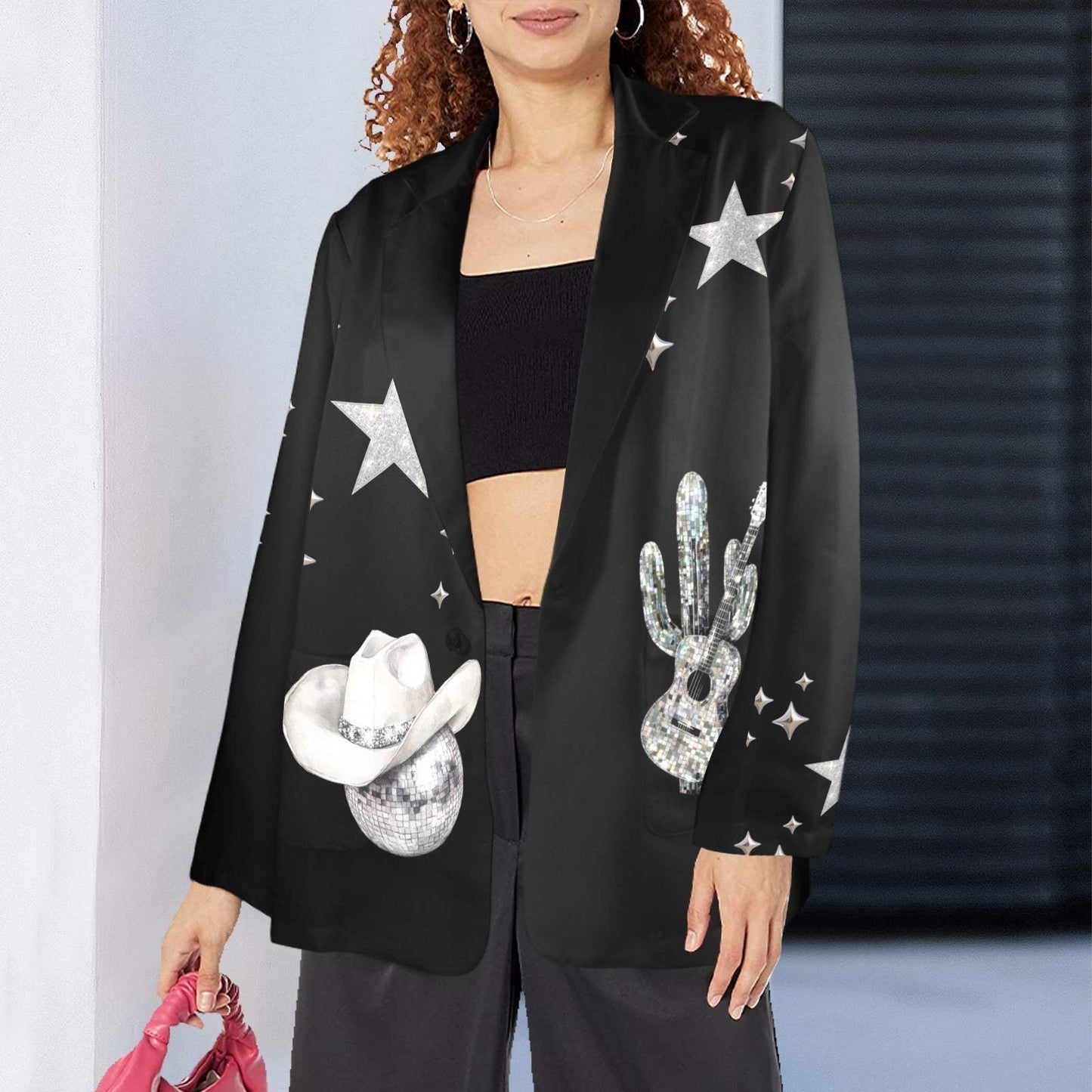 Baha Ranch Rhinestone Cowgirl Yeehaw Blazer
