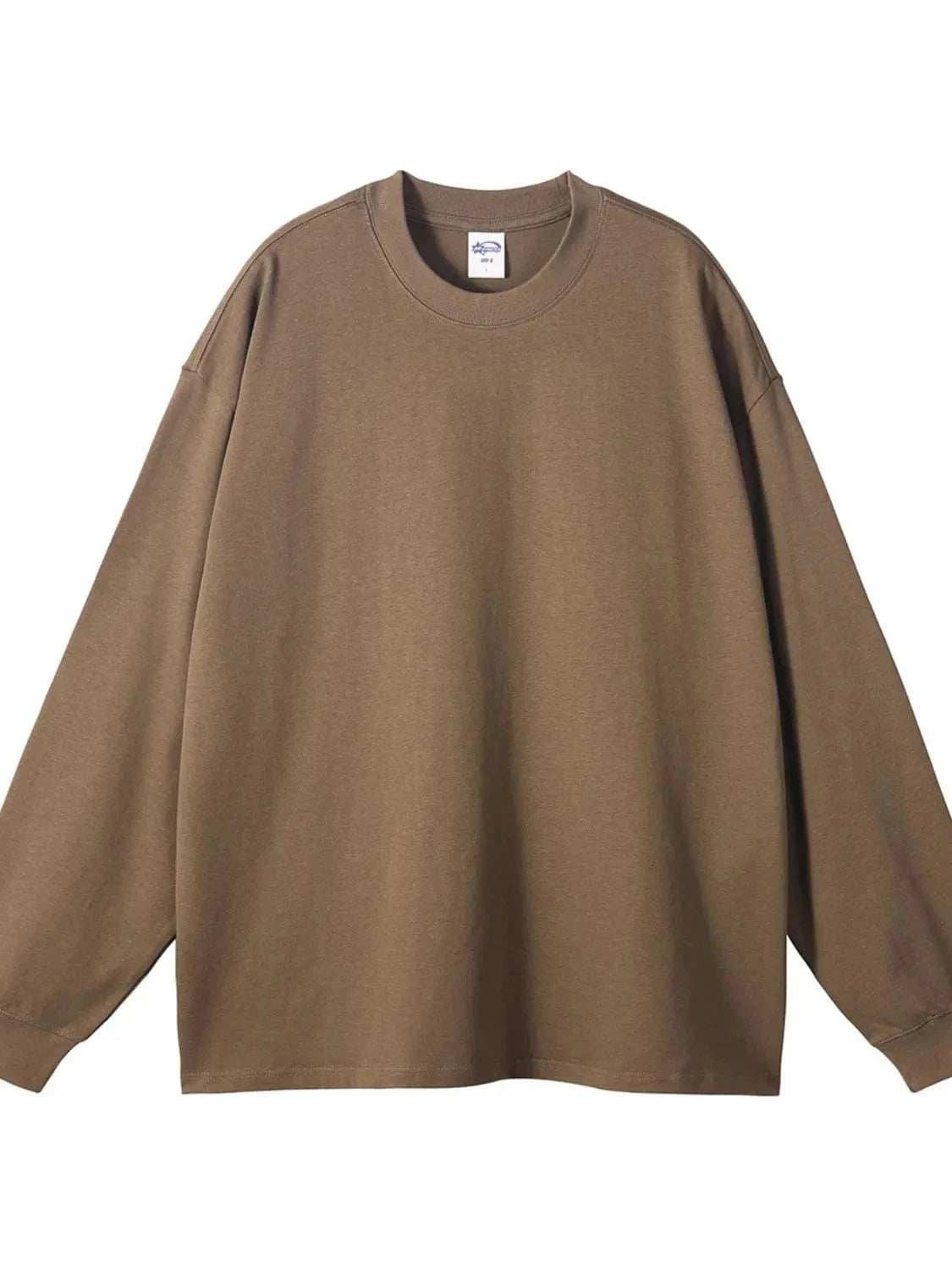 Men's Round Neck Long Sleeve T-Shirt - Trendsi - Flyclothing LLC