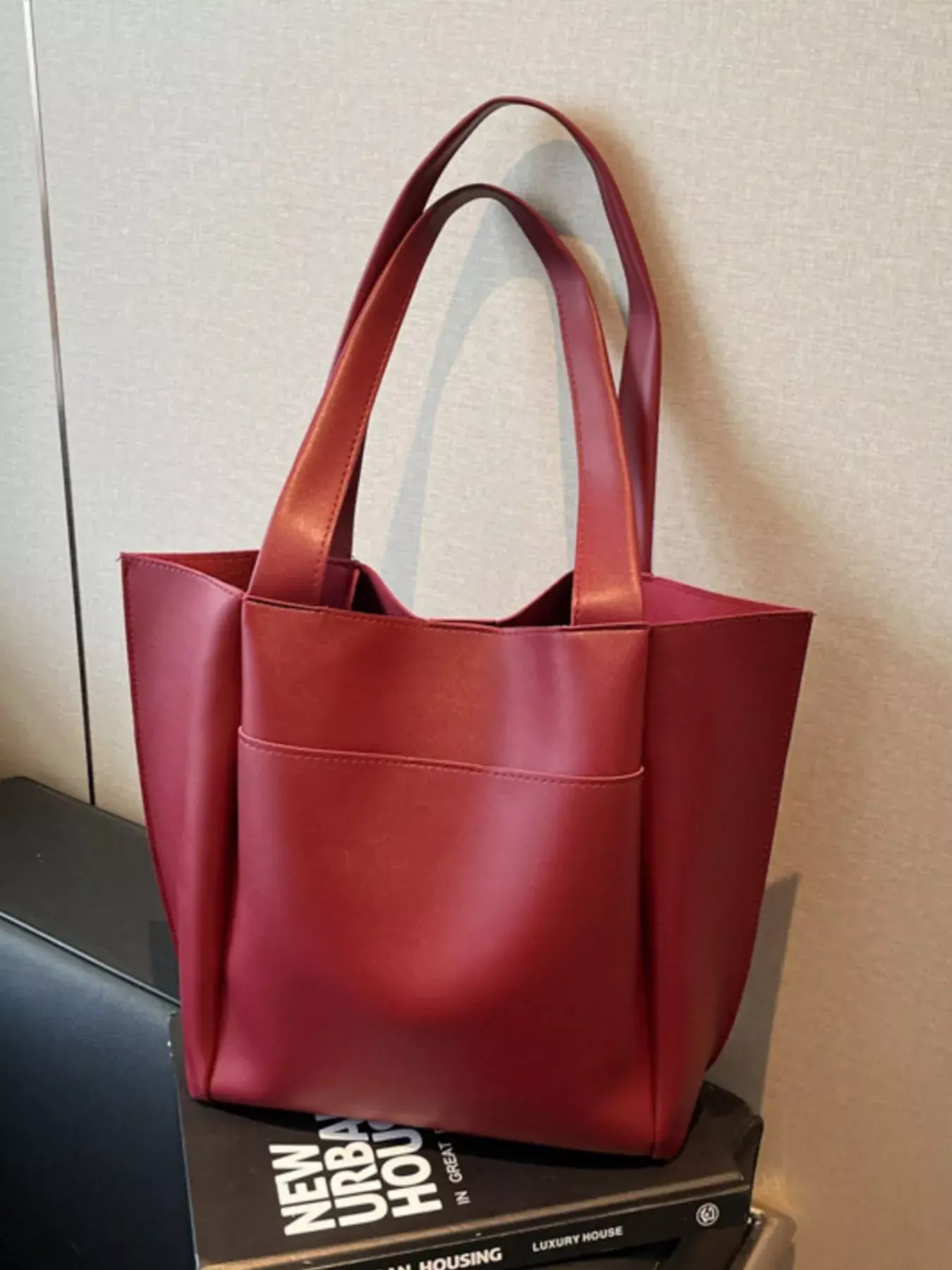 PU Leather Shoulder Bag - Trendsi - Flyclothing LLC