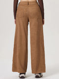 Wide Leg Pants with Pockets - Trendsi