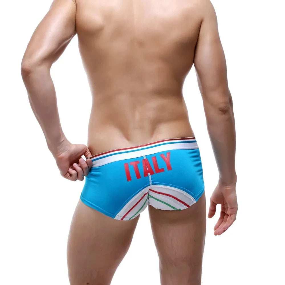 Men's Contrast Letter Panty - Trendsi - Flyclothing LLC