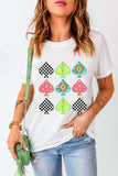 Graphic Round Neck Short Sleeve T-Shirt - Trendsi - Flyclothing LLC