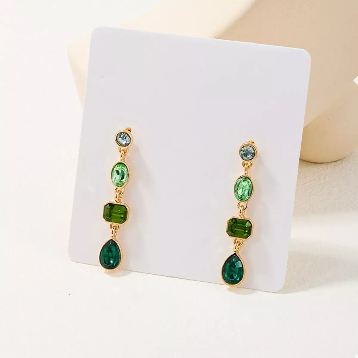 18K Gold-Plated Drop Earrings - Trendsi - Flyclothing LLC