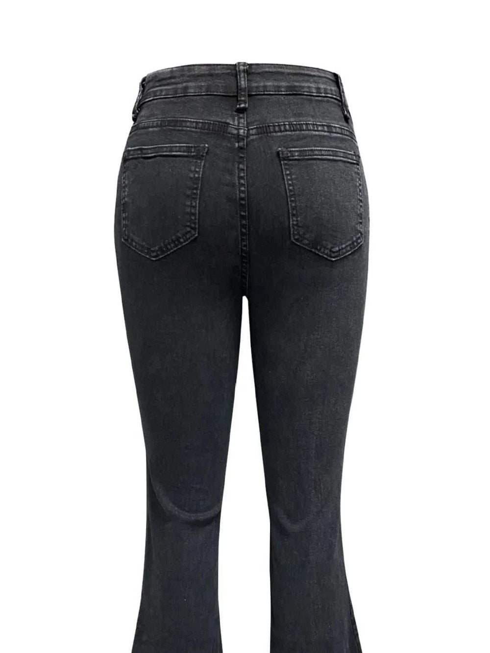 Flare Jeans with Pockets - Trendsi - Flyclothing LLC