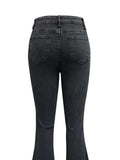 Flare Jeans with Pockets - Trendsi - Flyclothing LLC