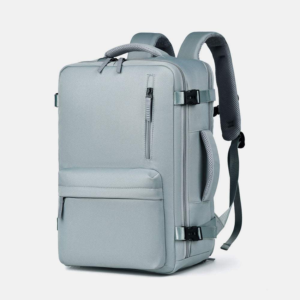 Oxford Cloth Side Pockets Backpack Bag with Handles - Trendsi - Flyclothing LLC